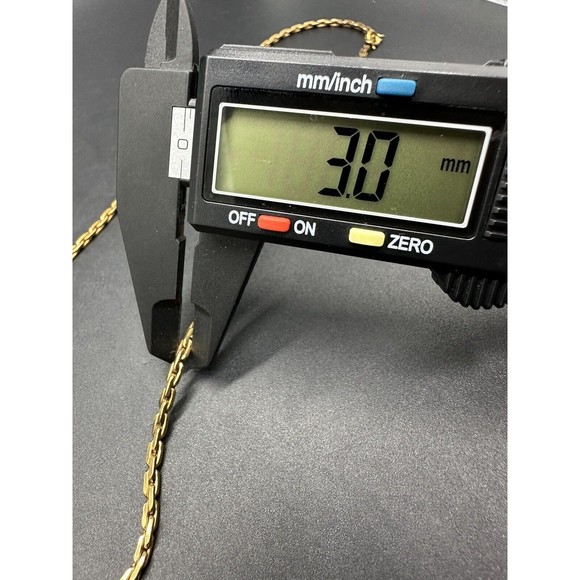 Vintage 1/20 12k Gold Filled Fancy Link Necklace 30" 3mm 27Gs - Picture 8 of 8